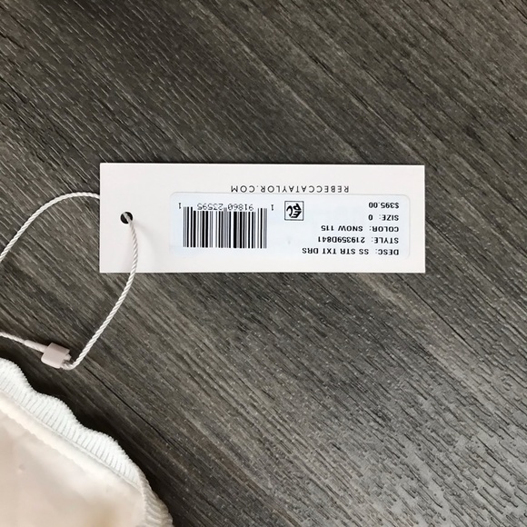 Rebecca Taylor Scalloped Short Sleeve Dress 0 NWT - Picture 5 of 7